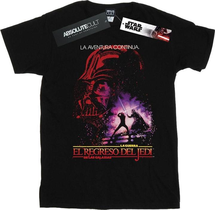 Star Wars Return Of The Jedi Spanish Poster TShirt (M)