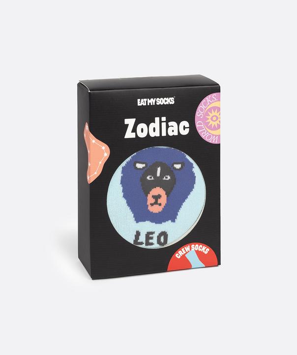 Actual product image Eat My Socks Socks, Zodiac Leo (One size)