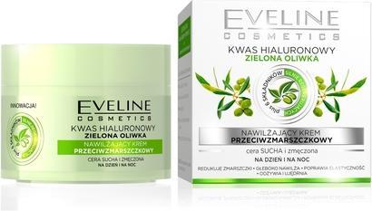 Actual product image Eveline Moisturising Anti-Wrinkle Cream On Day And For Green Olive Night 50Ml (50 ml, 24h cream)