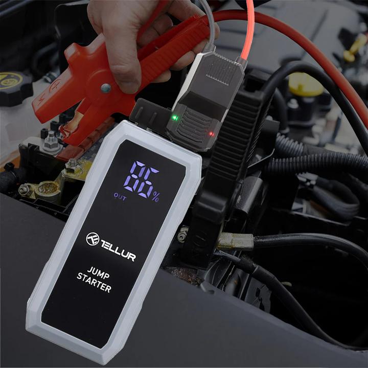 Immagine prodotto Tellur Avviatore portatile per auto, 1500A, banca di energia, 16800mAh, luce LED (1500 A, 16800 mAh)