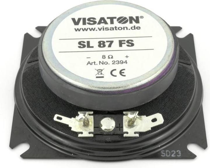 Image du produit Visaton SL 87 FS - 8 Ohm 3.3 pouces 8 cm bande large 8 Ω noir membrane plastique