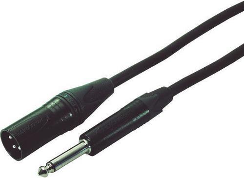 Contrik Câble de microphone asymétrique (6 m, XLR, jack 6.3mm)