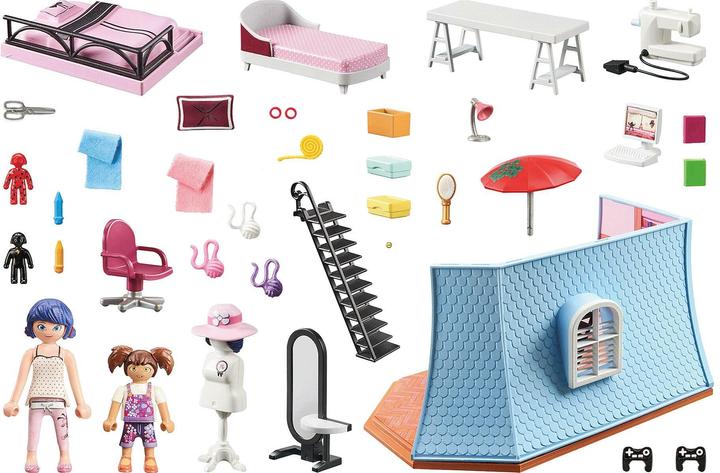Productafbeelding Playmobil 71334 Wonderbaarlijk: Marinette's Loft (71334, Playmobil Wonderbaarlijk)