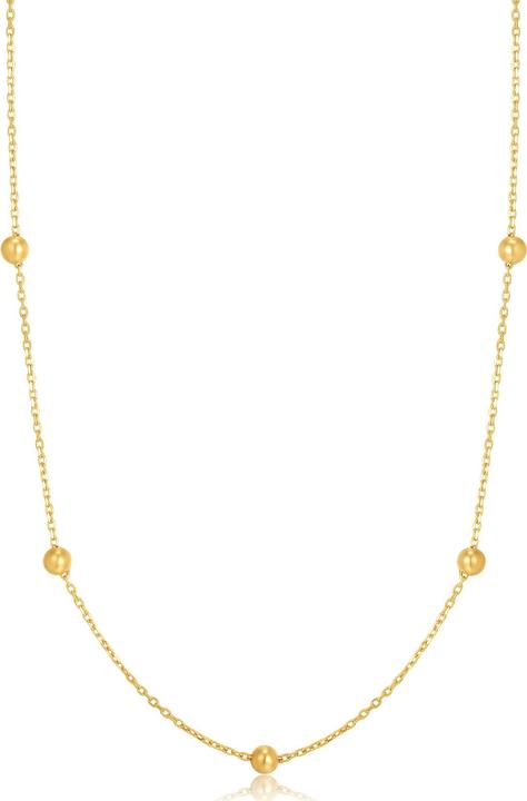 Produktbild Ania Haie NAU001-07YG Gold Beaded Damen Halskette Gold 14K, verstellbar (585er Gelbgold, 40.5 cm)