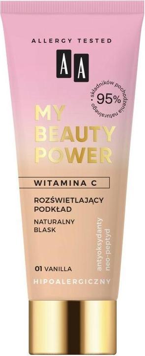 Actual product image Oceanic Aa - My Beauty Power Illuminating Foundation with V (01 Vanilla)