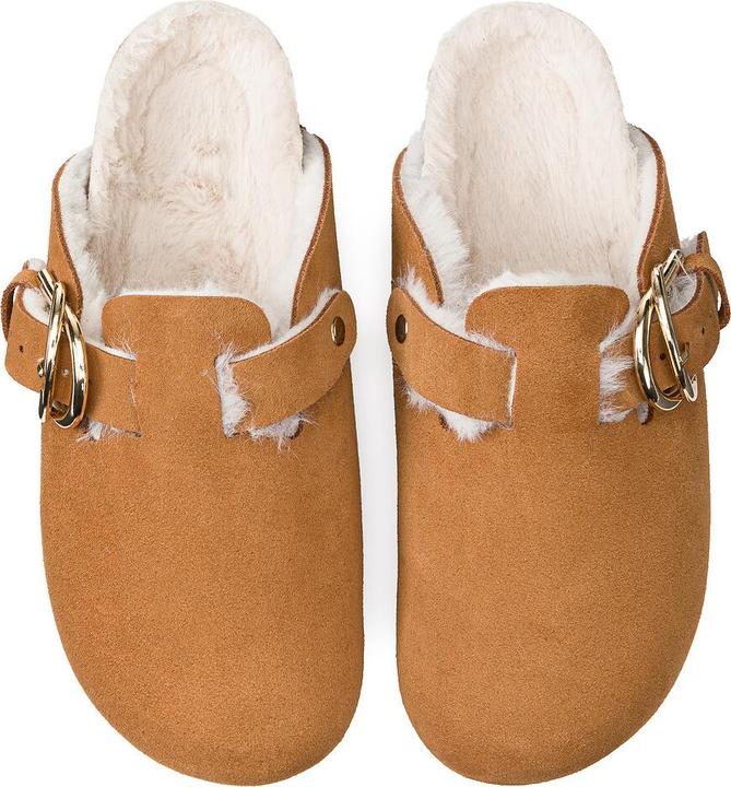 Actual product image La Redoute Collections Suede mules (40)