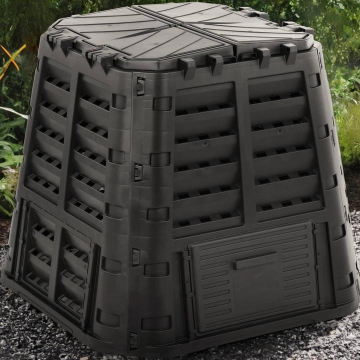 Actual product image Hillvert Gartenkomposter Schnellkomposter Komposter Kompostbehälter Kunststoff 480 L (480 l)