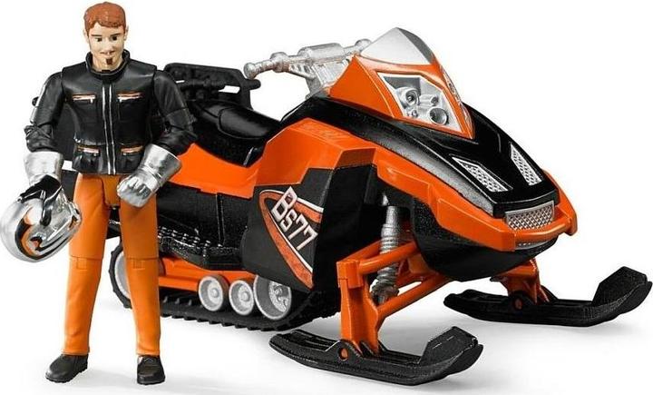 Actual product image Bruder BR Snowmobile with driver and equipment 21x9.3x9.3cm bWorld