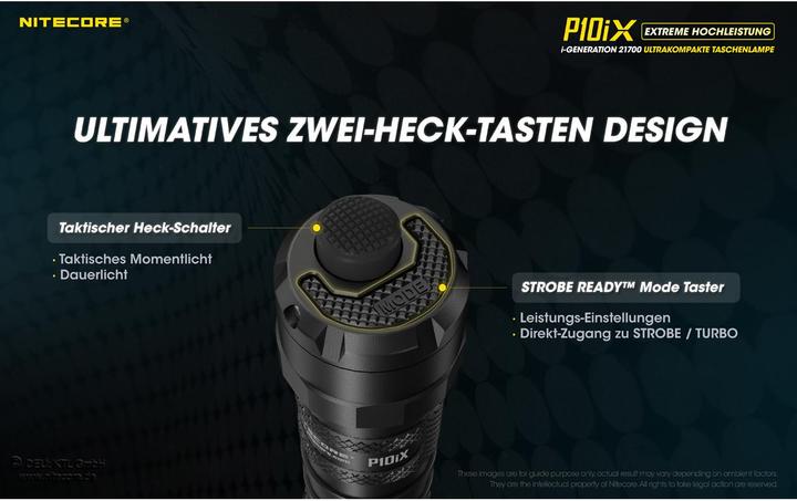 Immagine prodotto Nitecore P10iX - 4000 lumen (13.72 cm, 4000 lm)