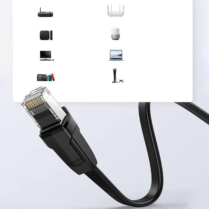 Productafbeelding Ugreen Plat lint RJ45 LAN Ethernet Cat6 UTP 1 Gbit (UTP, CAT6, 10 m)