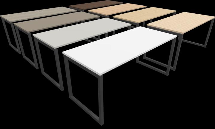 Actual product image Narbutas Nova O desk (1600 x 700 x 740 mm)