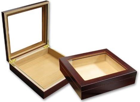 Actual product image PerfectSmoke Humidor Cherry glastop for 20 Cigars (30)