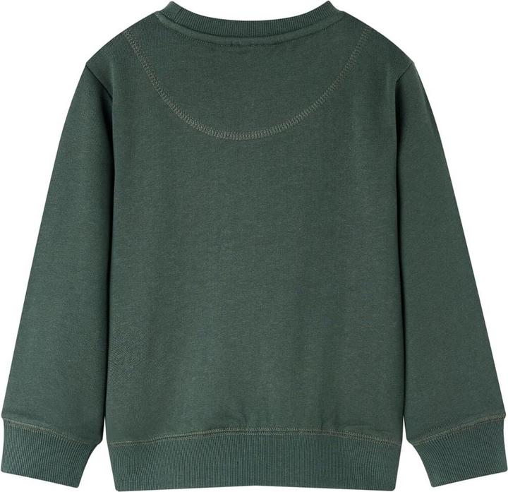 Actual product image VidaXL Children's sweatshirt dark green 92,Material: 92 % cotton. 8 (92)