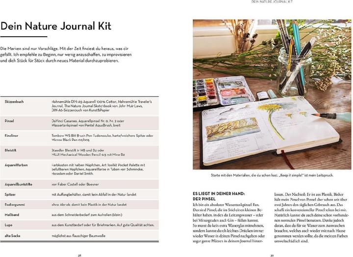 Produktbild Kosmos Nature Journaling (Deutsch, Verena Hillgärtner, 2023)