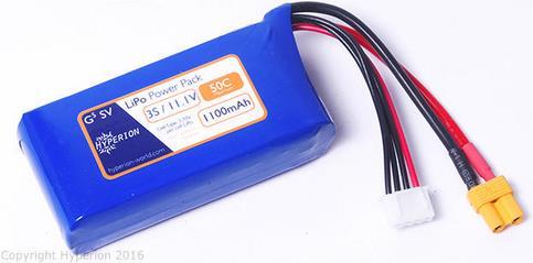 Produktbild Hyperion G5 1100mAh 3S 50C LiPo (11.10 V, 1100 mAh)
