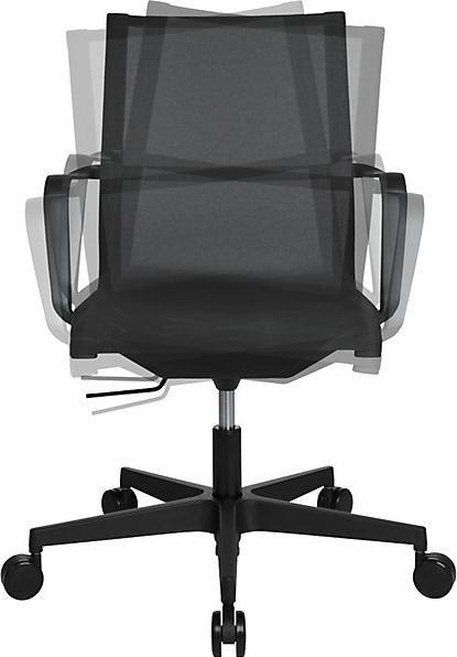 Image du produit Topstar Siège de bureau SITNESS LIFE 40, avec accoudoirs et articulation SITNESS, noir.