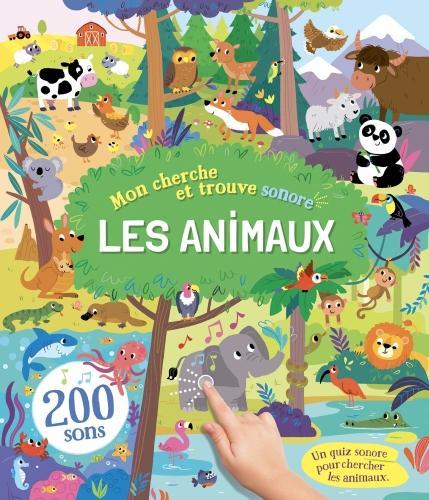 Image du produit 123 Soleil Les animaux : mon cherche et trouve sonore : 200 sons (Français, Collectif, 2023)