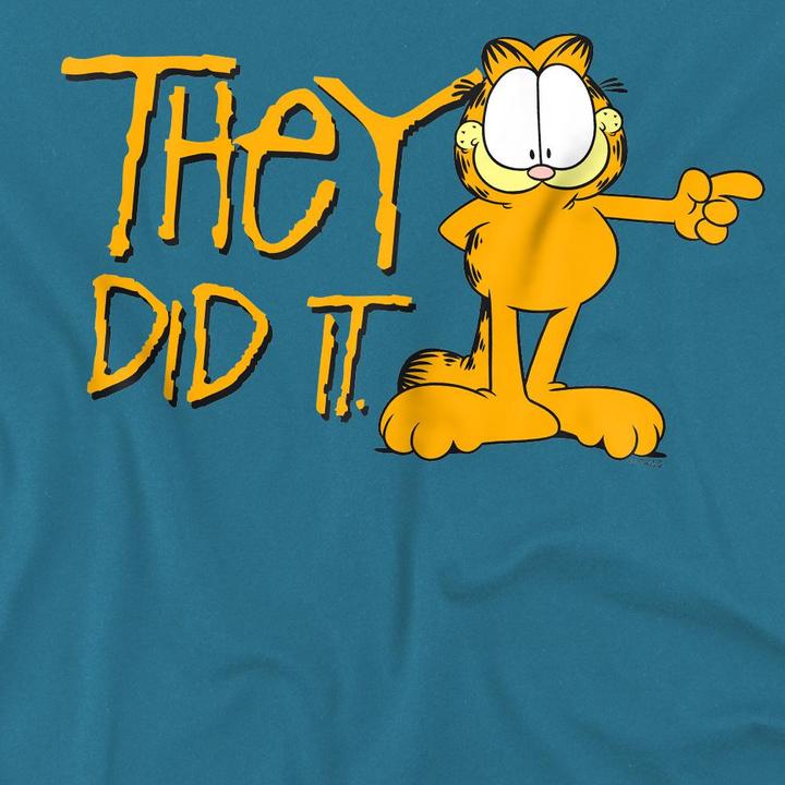 Immagine prodotto Garfield They Did It Maglietta Uomo (M)