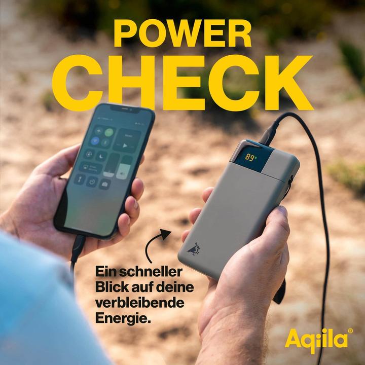 Actual product image Aqiila Powerbird B10B - Powerbank 10000 mAh, 20W - Moss (10000 mAh, 20 W, 37 Wh)