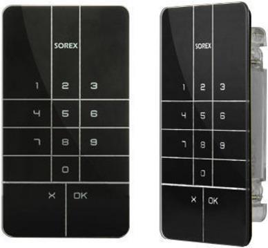 Actual product image Sorex Door Phone & Code Glass black (Wireless, App)