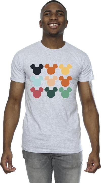 Produktbild Disney Mickey Mouse Heads Square TShirt (4XL)