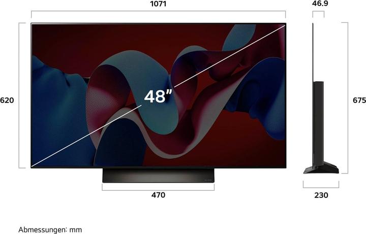 Produktbild LG OLED48C41LA (48", C4, OLED, 4K, 2024)
