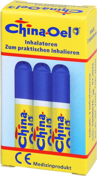 Produktbild China-Oel Inhalatoren zum praktischen Inhalieren, 3 St. Inhalierhilfe