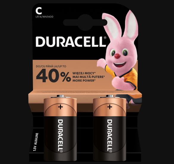 Image du produit Duracell 2 piles LR14 C jetables (2 pcs, C)
