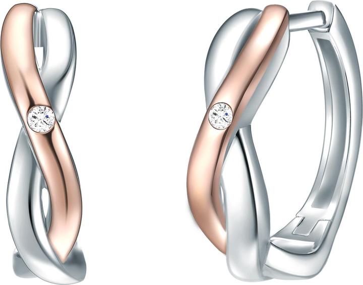 Produktbild Lulu & Jane Sterling Silber Diamant silber/roségold - 33220 (Sterling Silber)