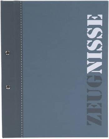 Goldbuch Zeugnismappe A4 2-colored blau (A4, 1 x)