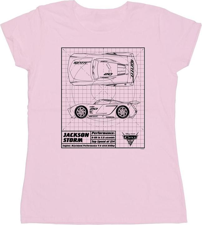 Disney Cars Jackson Storm Blueprint TShirt (L)