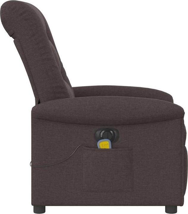 Produktbild VidaXL Massagesessel Elektrisch Dunkelbraun Stoff