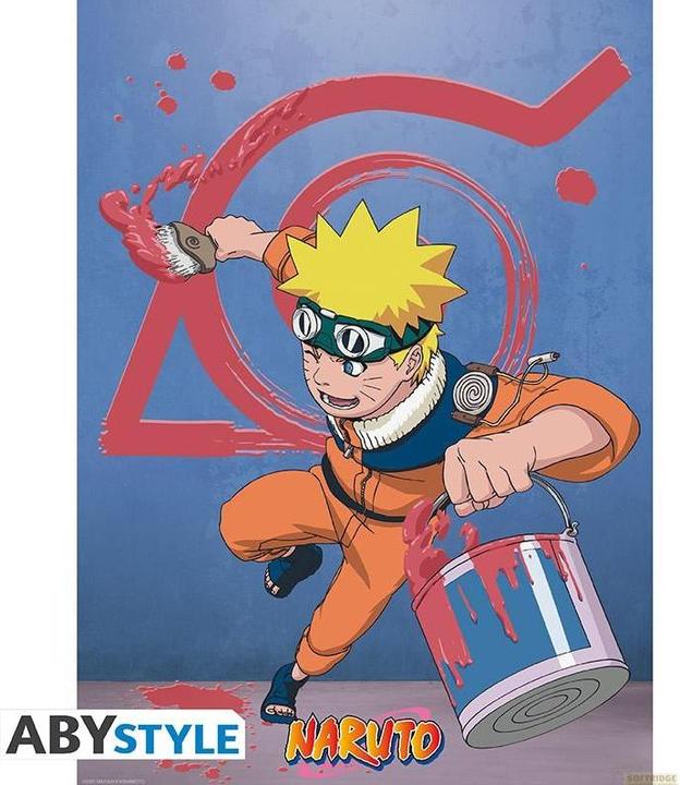 Image du produit ABYstyle Naruto - Poster Naruto & Konoha Emblem (52x38) (52 x 38 cm)