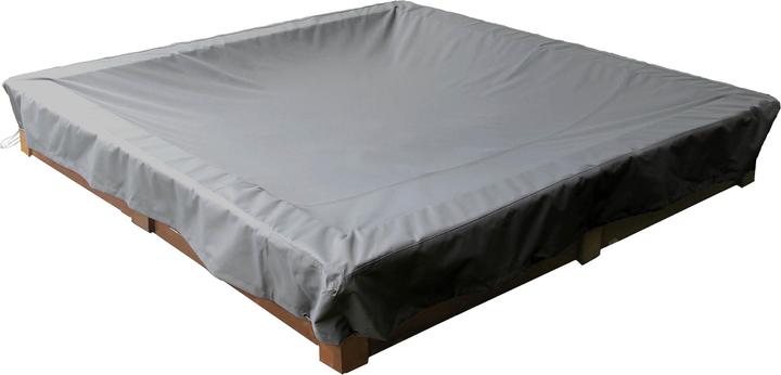 Produktbild Mehr Garten Schutzhülle für Sandkasten | 122 x 122 x 20 cm | Oxford 600D gewebtes Polyester, Farbe: g