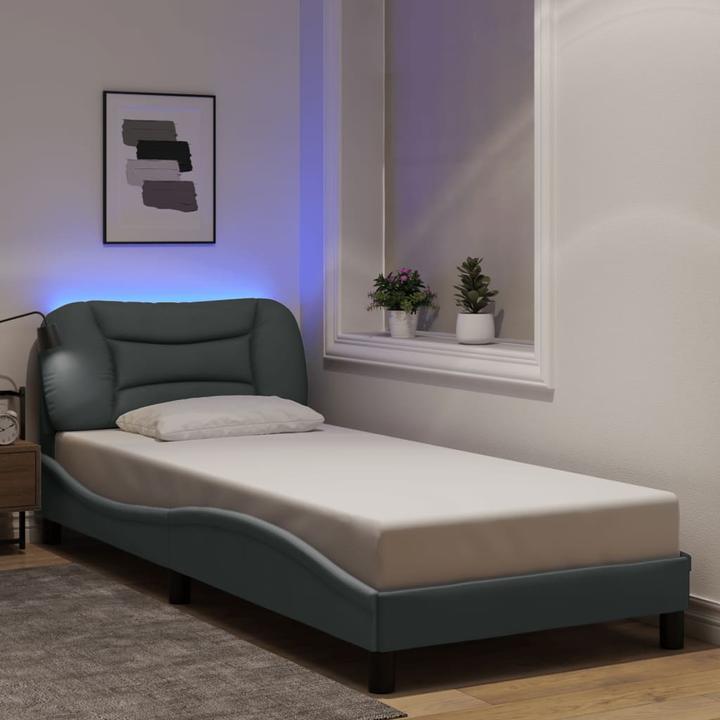 Produktbild VidaXL Bettgestell mit LED Stoff (80 x 200 cm)