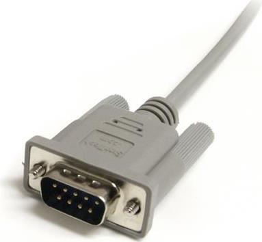 Image du produit StarTech 1.8m Série DB9 Câble droit traversant / Rallonge de câble - Mâle / Femelle - Gris (180 cm)