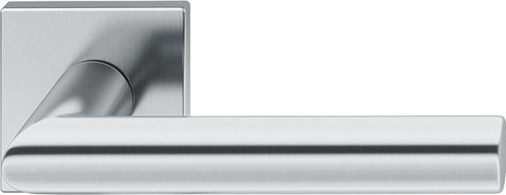 Actual product image FSB Front door half set 70 1076 right, square rose, matt stainless steel (Door set)