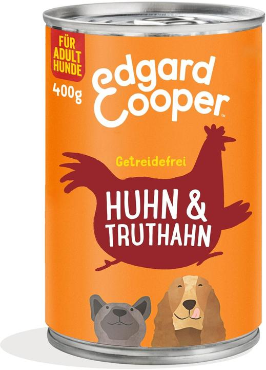 Immagine prodotto Edgard & Cooper Adulto con pollo e tacchino (Adulto, 6 pz., 2400 g)