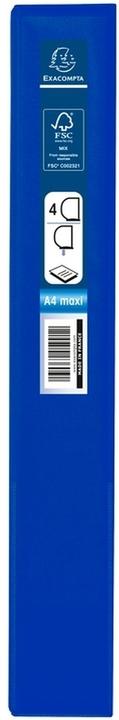 Actual product image Exacompta ring binder A4 PVC/PU 4-ring 47mm spine 25mm (A4, 25 mm, 1 Piece)