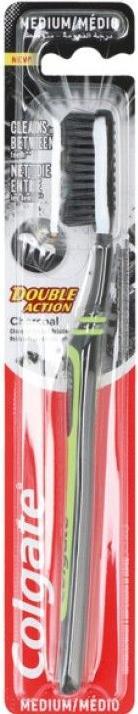 Colgate Holzkohle -Doppel, Zahnbürste, 1 Stück (Mittel, 1 x)