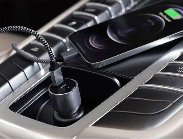 Actual product image Satechi USB-C PD Dual Car Charger 40W