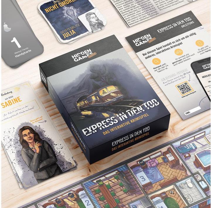Image du produit Hidden Games Hangover - Express into Death - Jeu de piste sur le thème du crime (Allemand)