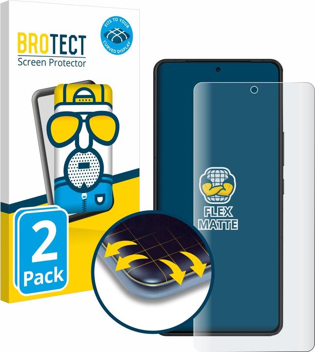 Actual product image BROTECT Full-Screen Protector Matte (2 Piece, ASUS ROG Phone 9 Pro)