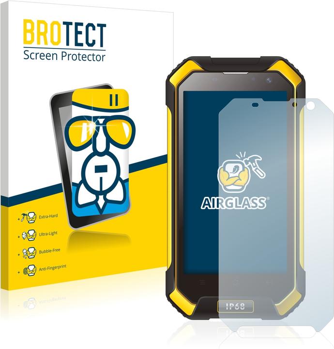 Produktbild BROTECT AirGlass Panzerglasfolie (1 Stück, Blackview BV6000)