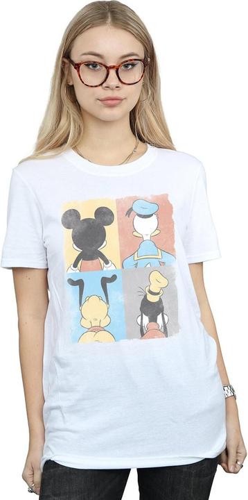 Immagine prodotto Disney Mickey Mouse Four Backs Maglietta Ampia Donna (3XL)