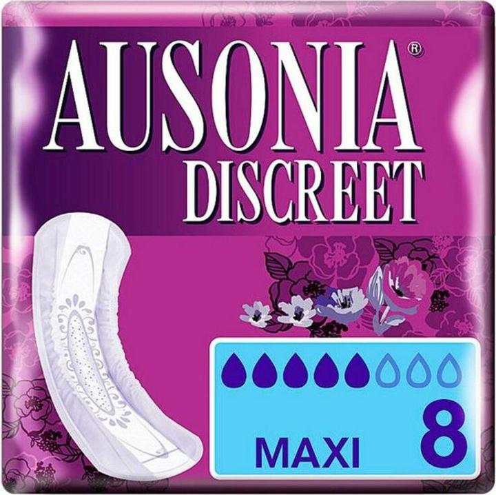 Ausonia Discreet Maxi Slipeinlagen 8 Stück (8 x, Damenbinden)