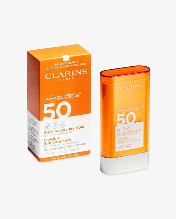 Produktbild Clarins Invisible Sun Care Stick (Sonnencreme Gesicht, Sonnenstick, SPF 50, 69 g)