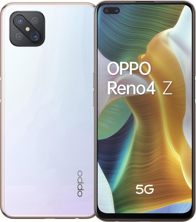 Produktbild OPPO Reno4 Z (128 GB, Dew White, 6.57", Dual SIM, 48 Mpx, 5G)