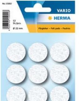 Produktbild HERMA Filzgleiter (Filzgleiter, 12 Stück)