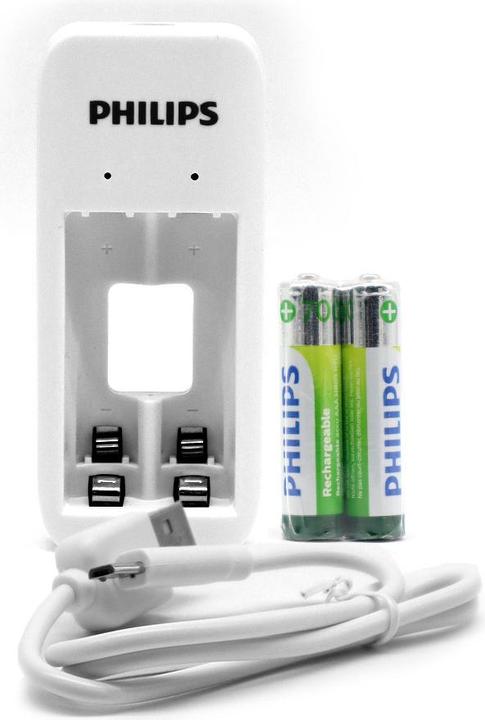 Actual product image Philips SCB2070NB/00 (2 pcs., AA, 700 mAh, Battery + charger)